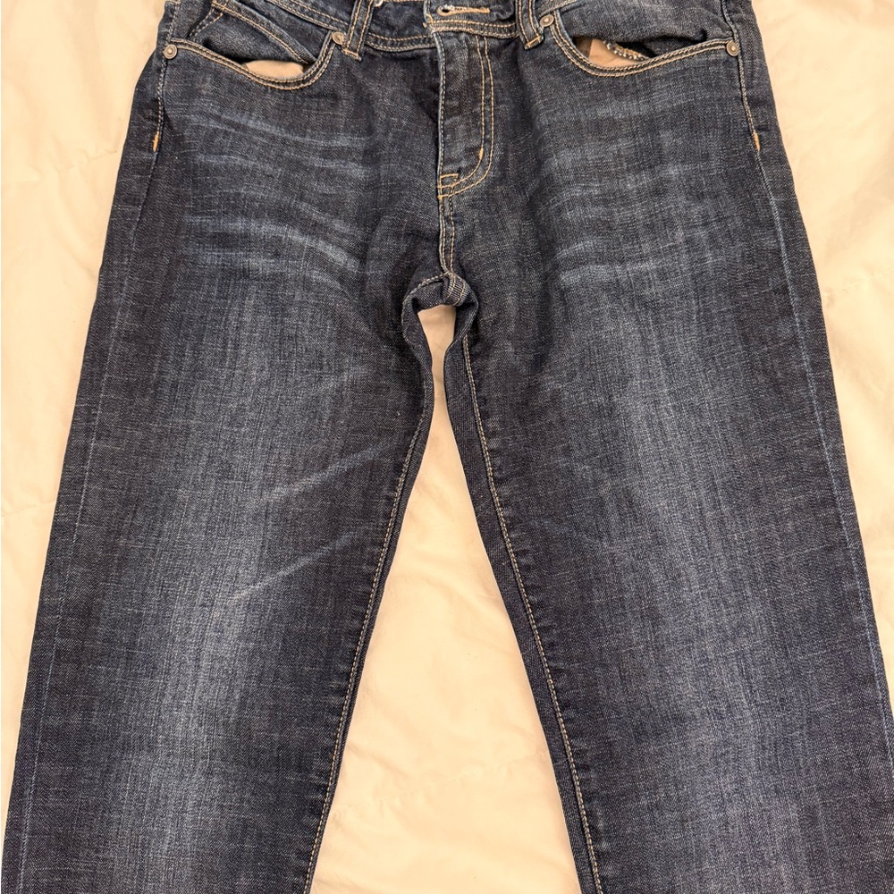 Burberry Dark Blue Straight Leg Jeans